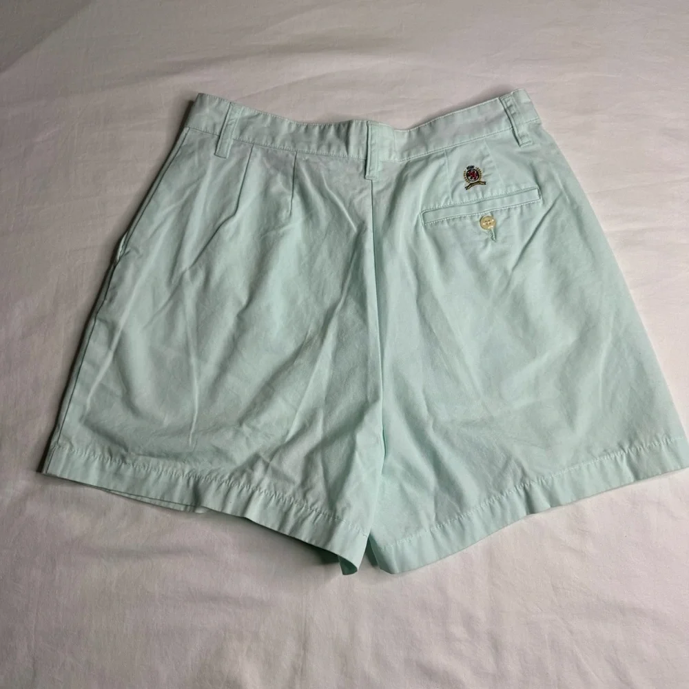 Tommy Hilfiger Mint Green High Waisted 4.5 Inch‎ Inseam Shorts Womens Size 8